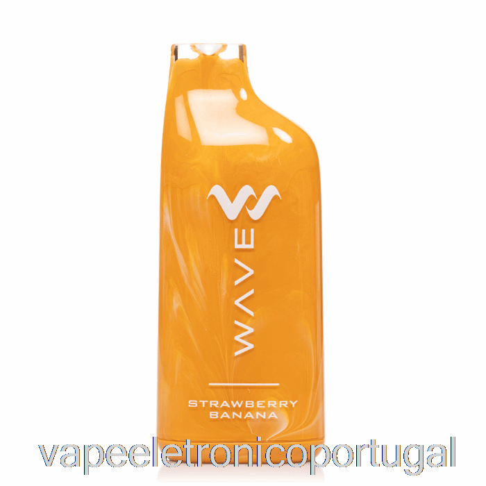 Vape Eletrônico Wavetec Wave 8000 Descartável Morango Banana